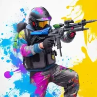 Paintball Attack 3D: Color War